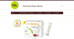Desktop Screenshot of farmaciaalberic.com